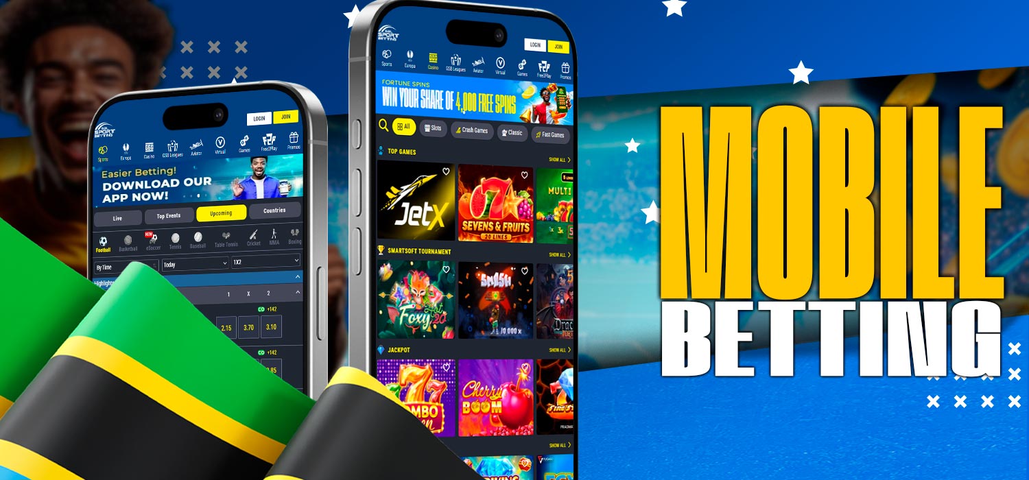 Mobile betting options on the Gal Sport Betting casino website.