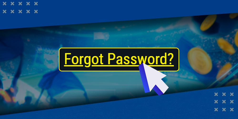 Button for password recovery.