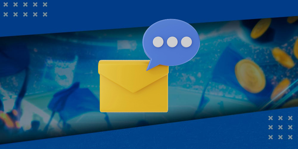 Message with confirmation code.